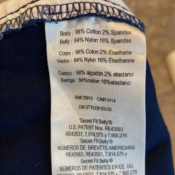 Bundle! - MOTHERHOOD MATERNITY Pants, bundle of 2, Size M, Blue and Black - Picture 6 of 7